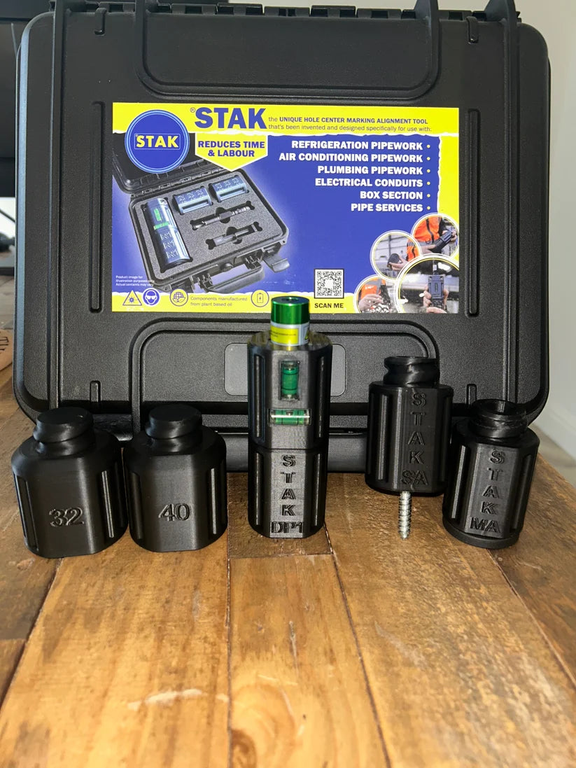 PlumbAxis DP-kit™ Precision Pipe & Hole Centering Laser Kit